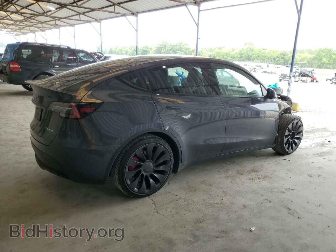 2022 TESLA MODEL Y - VIN: 7SAYGDEF7NF374877 - Фото 3