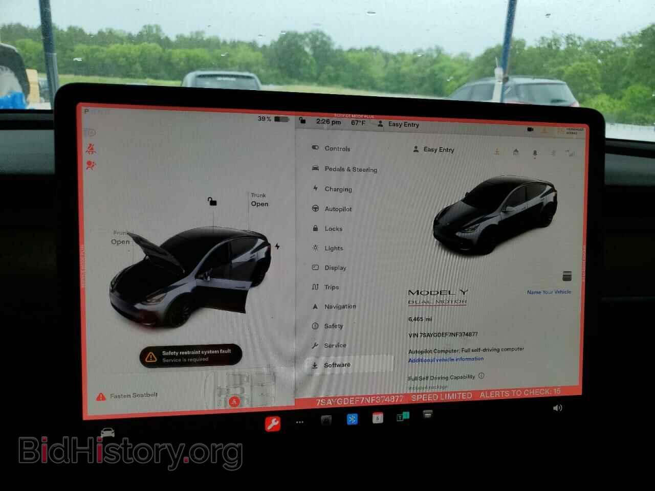 2022 TESLA MODEL Y - VIN: 7SAYGDEF7NF374877 - Фото 9