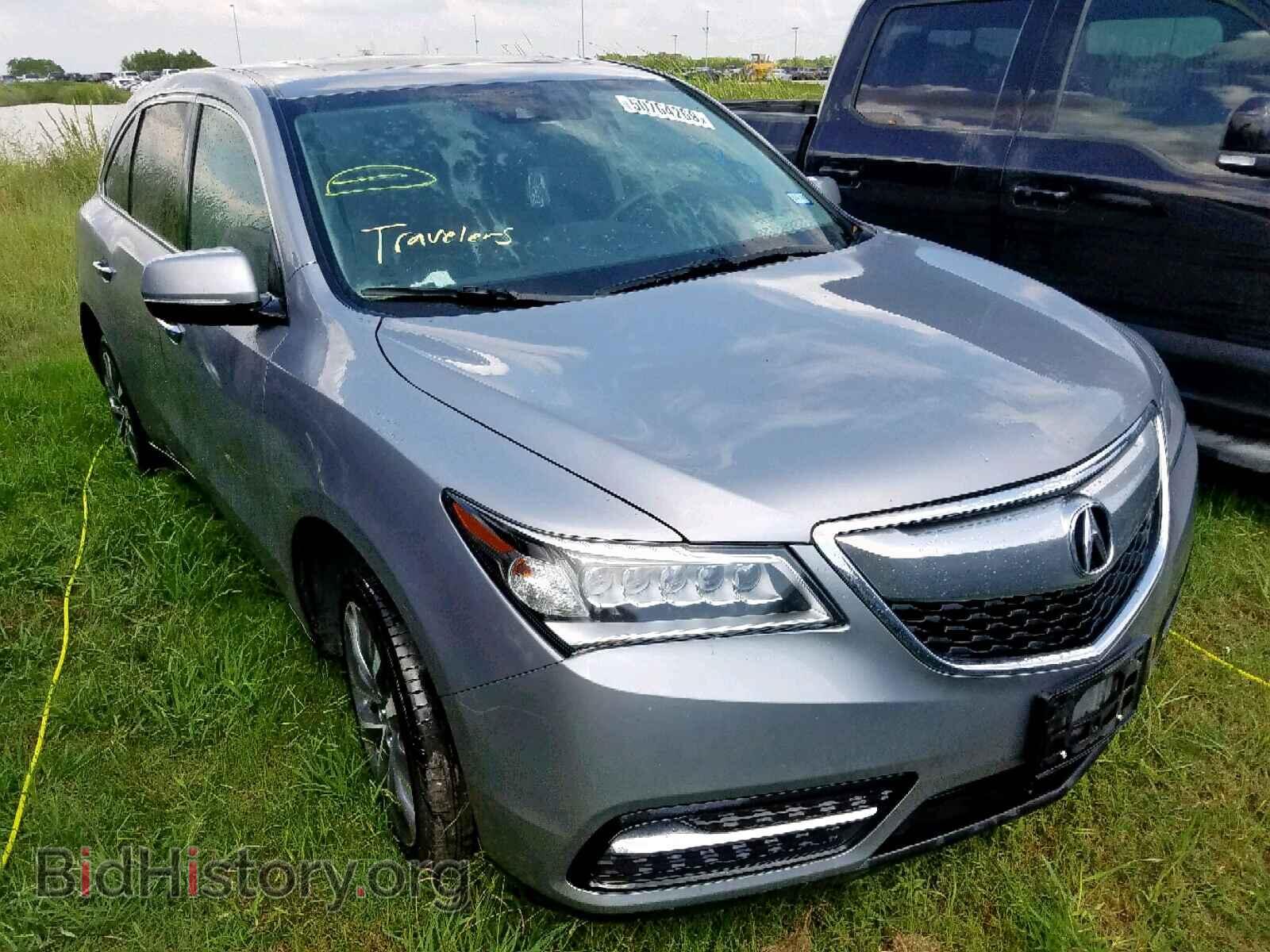 Фотография 5FRYD3H43GB016719 - ACURA MDX 2016