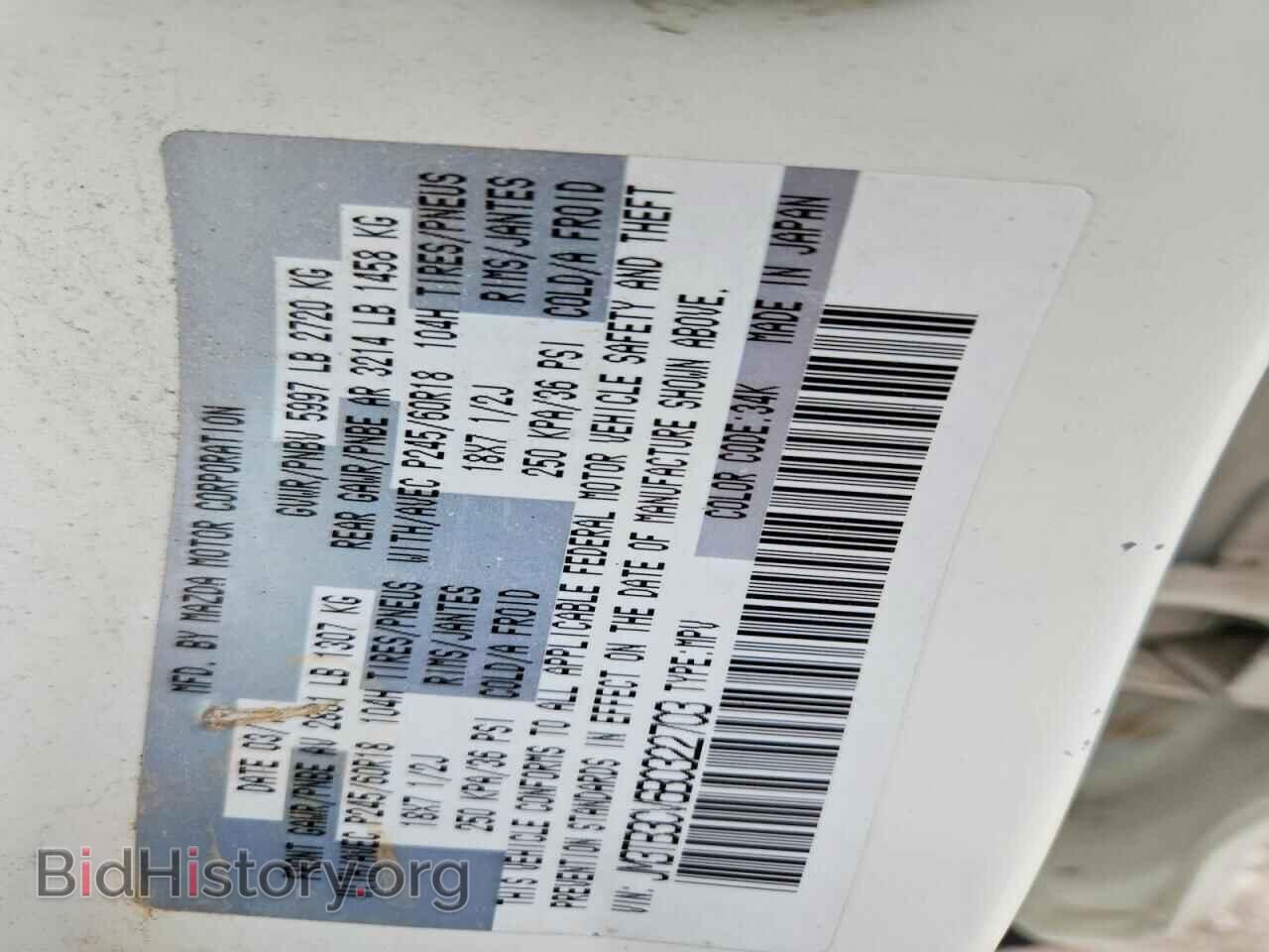 2011 MAZDA CX-9 - VIN: JM3TB3CV6B0322703 - Фото 13