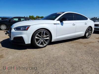2019 Audi A5 Premium Plus S-Line, white — VIN WAUENCF56KA075260, Copart