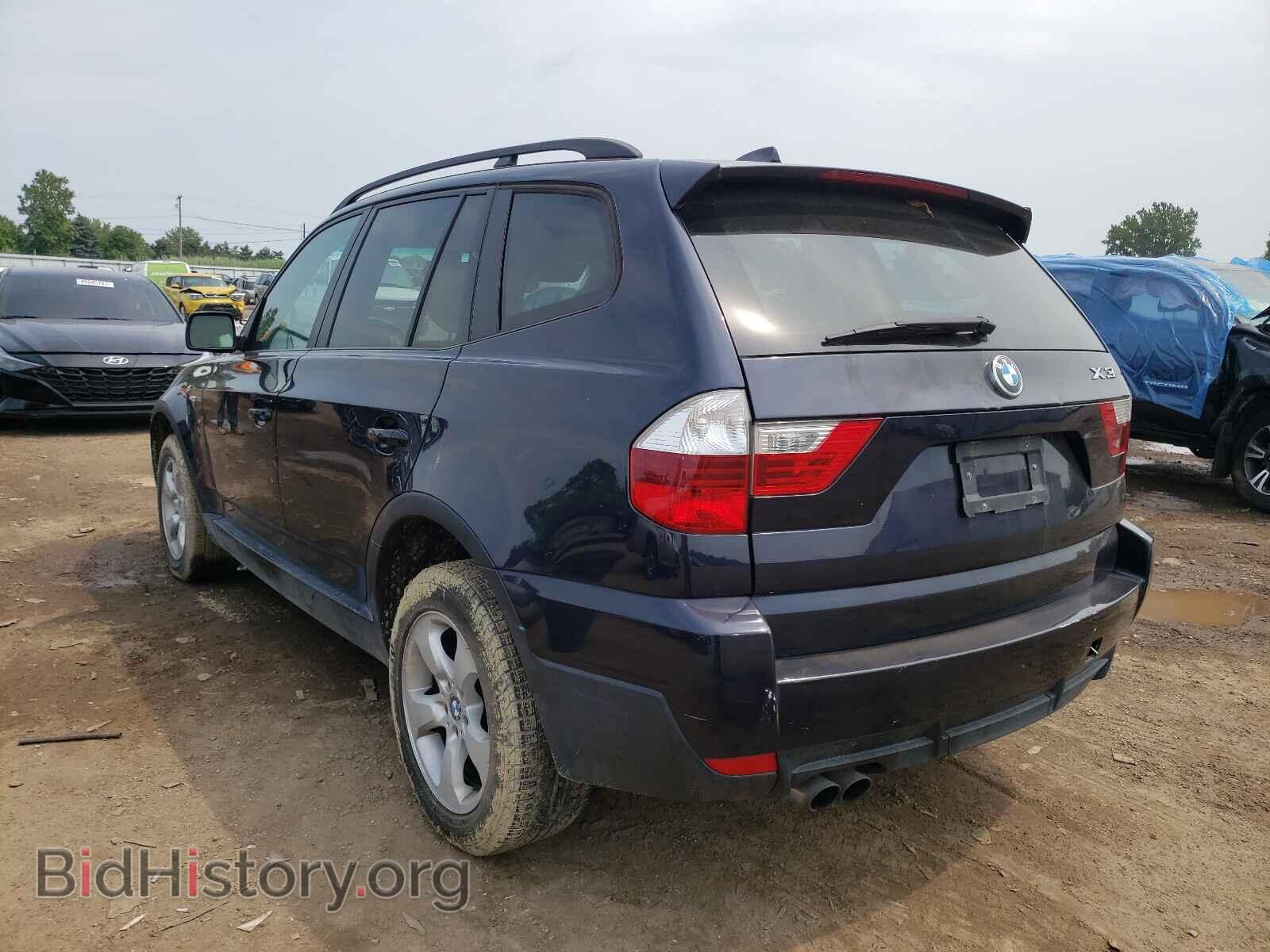 2007 BMW X3 - VIN: WBXPC93417WF08998 - Фото 3