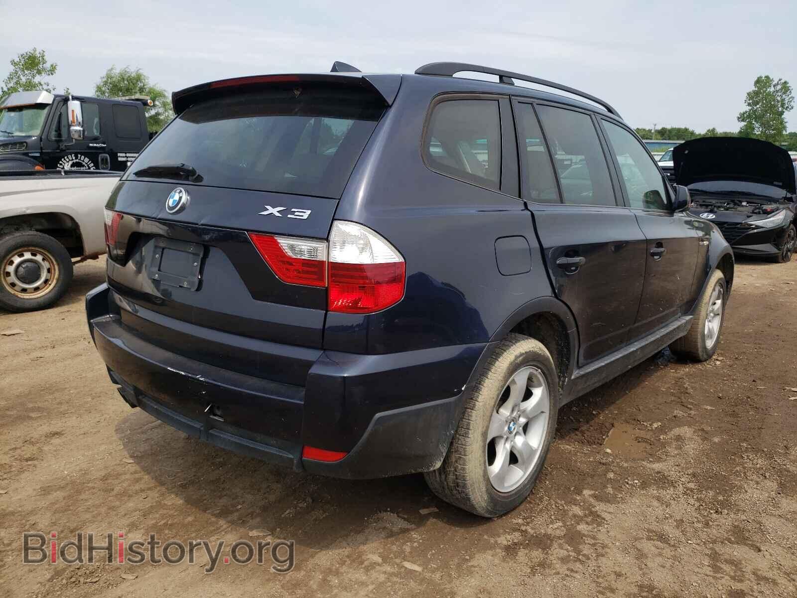 2007 BMW X3 - VIN: WBXPC93417WF08998 - Фото 4
