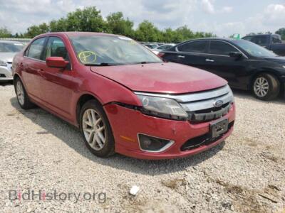 2011 Ford FUSION Fusion SEL, red — VIN 3FAHP0JG2BR154714, Copart