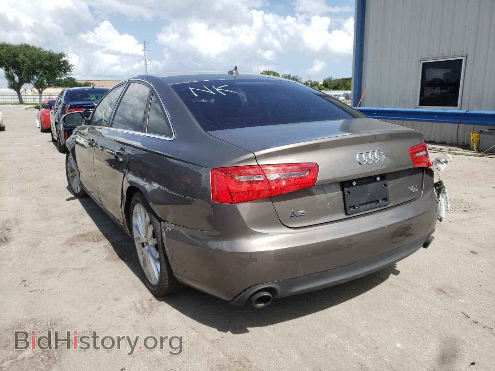 2012 AUDI A6 - VIN: WAUGGAFC7CN123087 - Фото 3