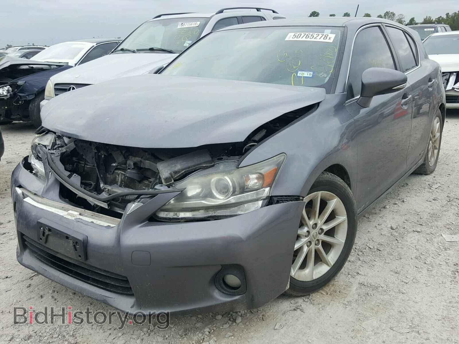 2012 LEXUS CT 200 - VIN: JTHKD5BH0C2098368 - Фото 2