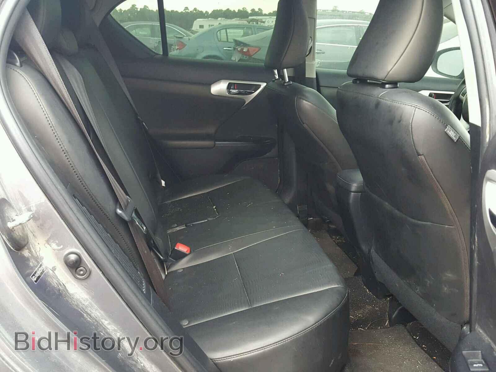 2012 LEXUS CT 200 - VIN: JTHKD5BH0C2098368 - Фото 6