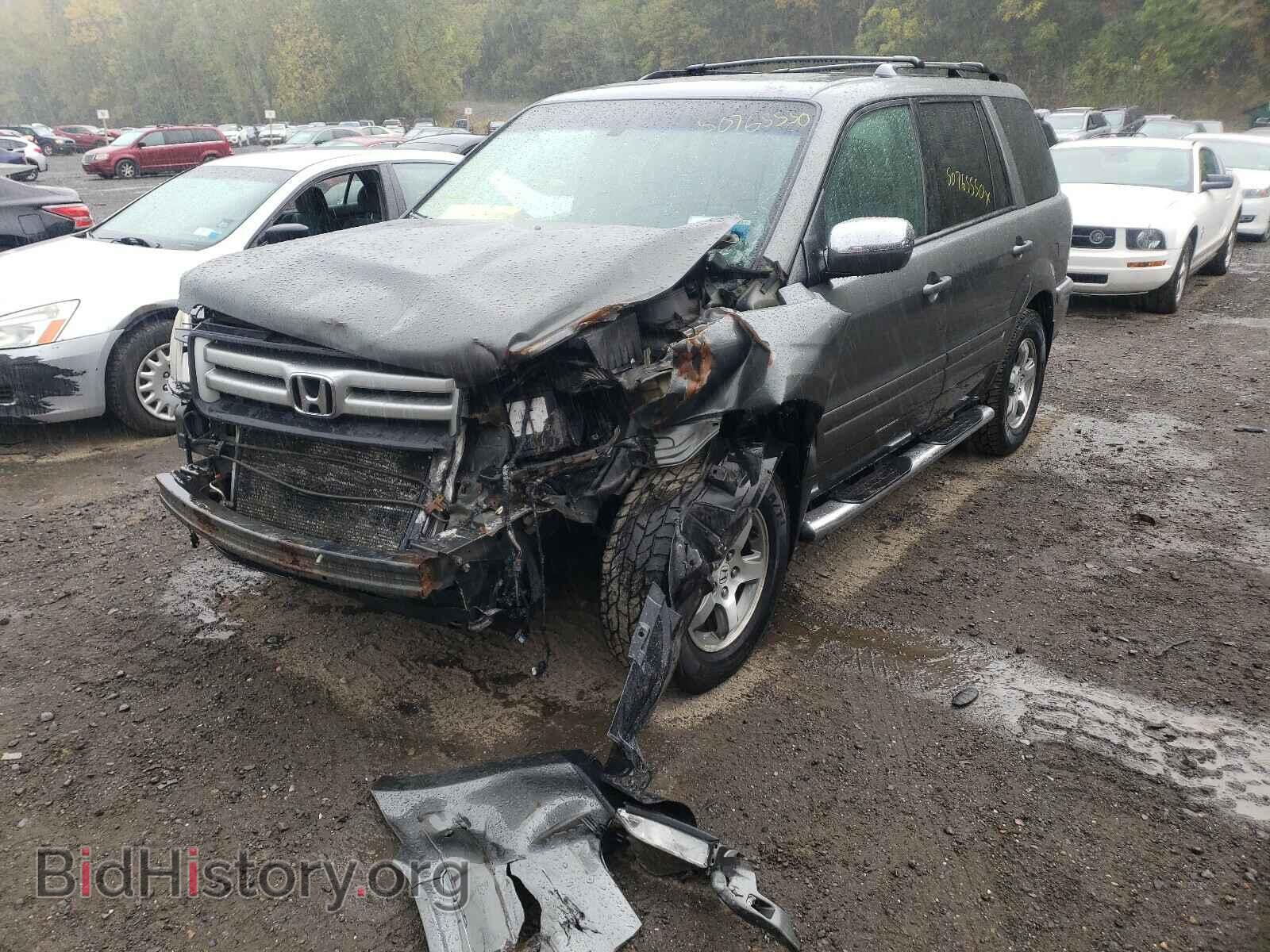 2007 HONDA PILOT - VIN: 2HKYF18577H516019 - Фото 2