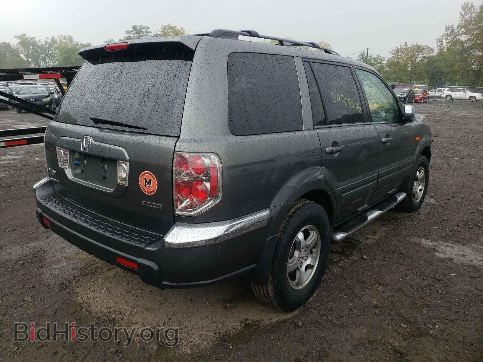 2007 HONDA PILOT - VIN: 2HKYF18577H516019 - Фото 4