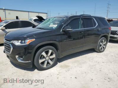 2018 Chevrolet TRAVERSE LT, черный — VIN 1GNERHKW2JJ142705, Copart