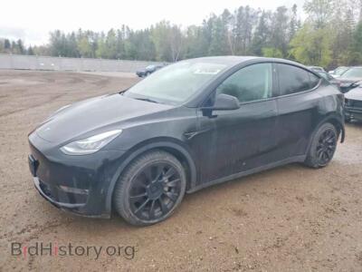 2021 Tesla MODEL Y, черный — VIN 5YJYGAEE7MF258628, Copart