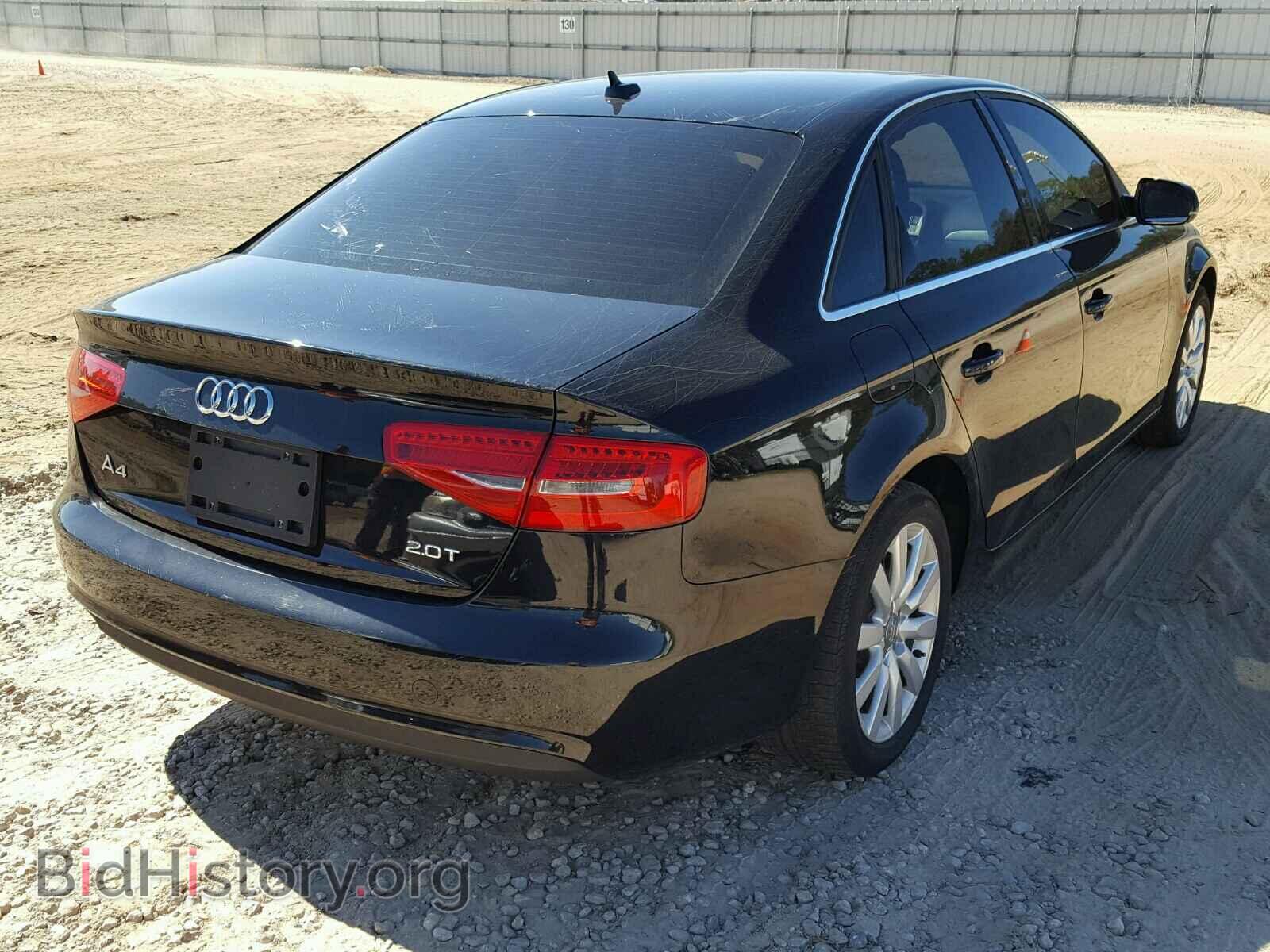 2013 AUDI A4 - VIN: WAUAFAFL8DN042741 - Фото 4