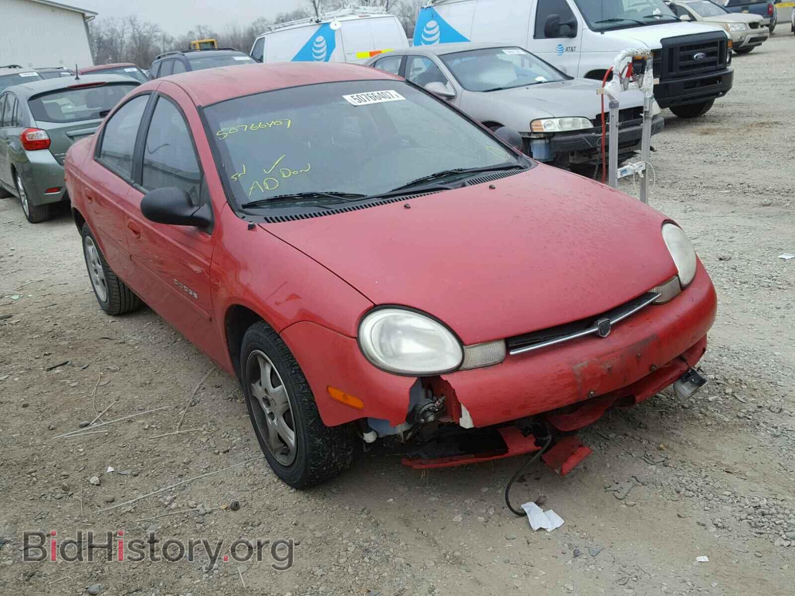 Фотография 1B3ES46C4YD582487 - DODGE NEON 2000