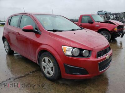 2013 Chevrolet SONIC Sonic LS, red — VIN 1G1JA6SH2D4135009, Copart