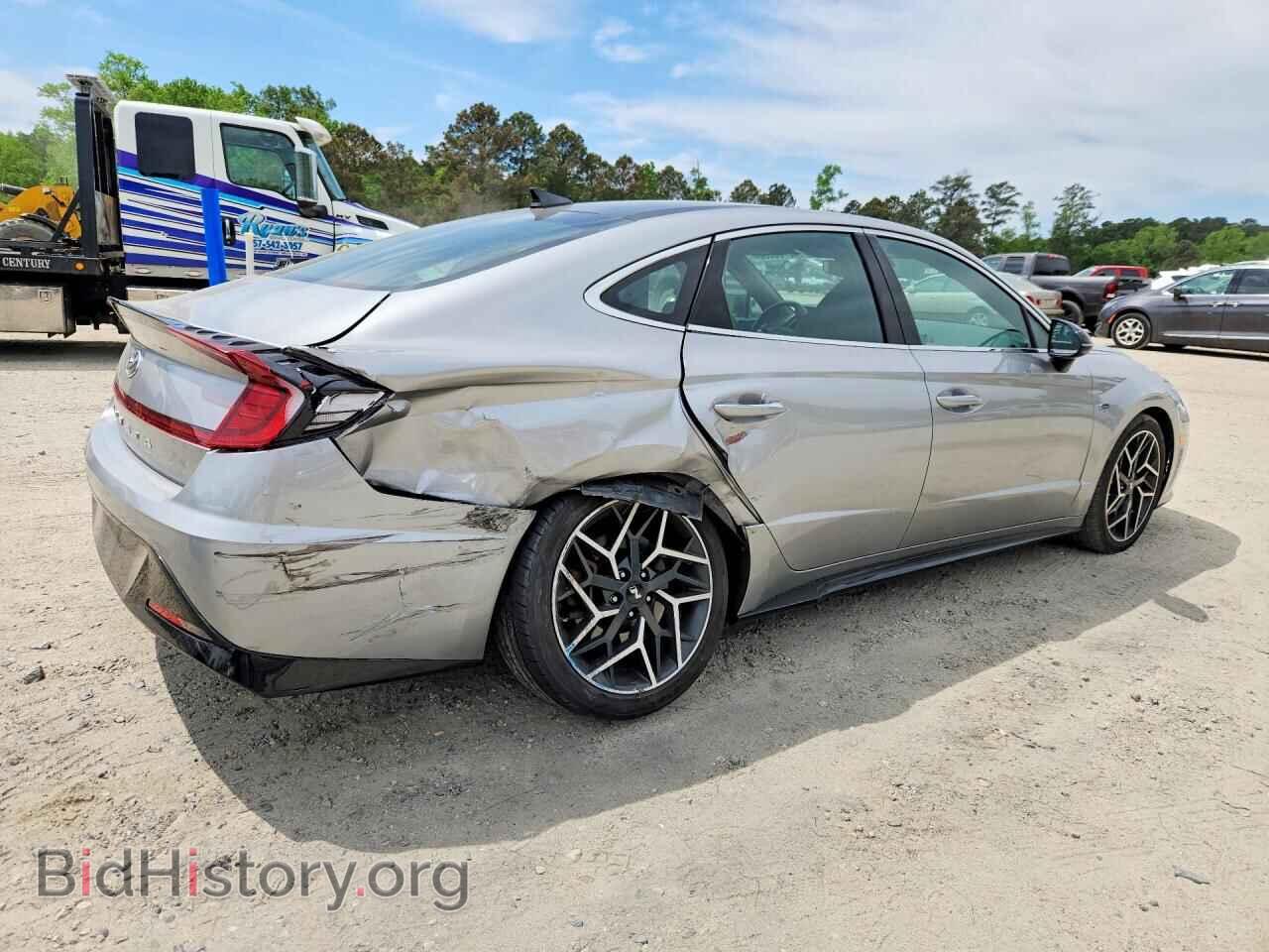 2021 HYUNDAI SONATA - VIN: 5NPEK4JC8MH114448 - Фото 3