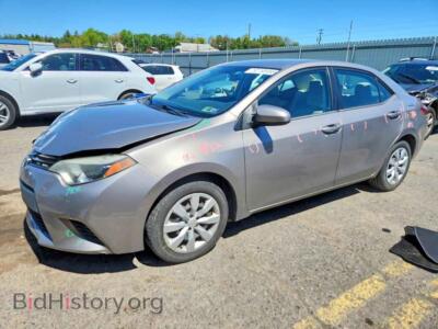 2014 Toyota COROLLA LE, silver — VIN 5YFBURHE6EP146367, Copart