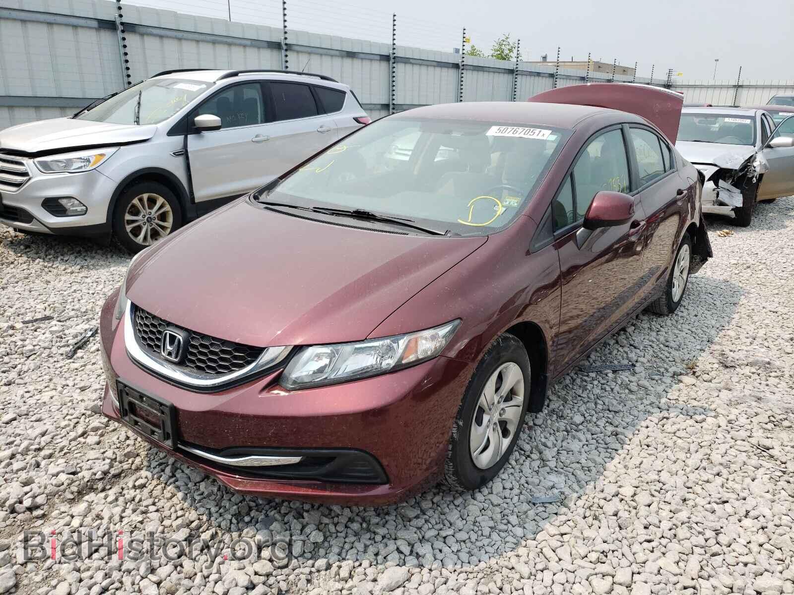 2013 HONDA CIVIC - VIN: 19XFB2F55DE091900 - Фото 2