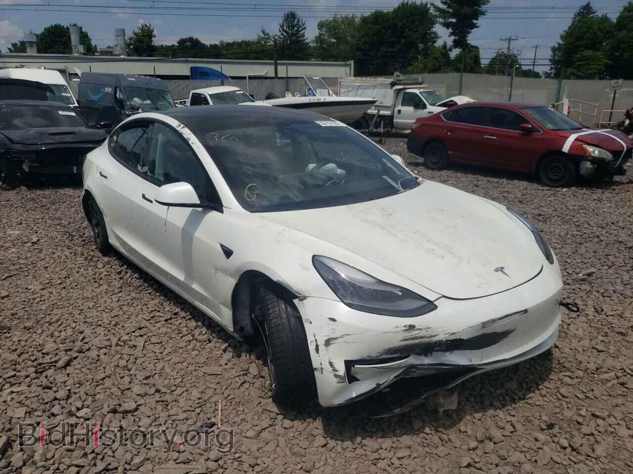 Photo 5YJ3E1EA0MF083944 - TESLA MODEL 3 2021