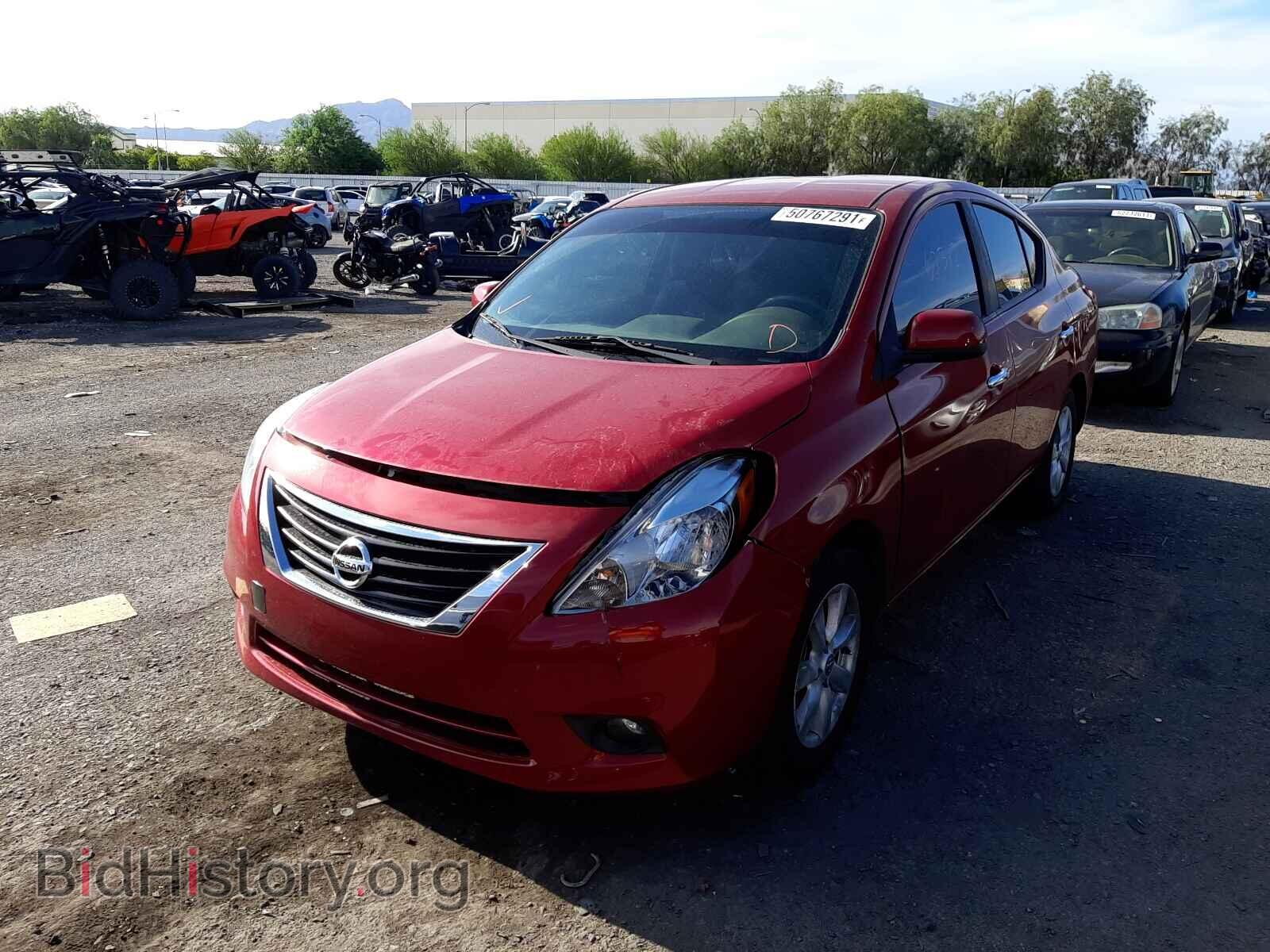 2012 NISSAN VERSA - VIN: 3N1CN7AP3CL812812 - Фото 2