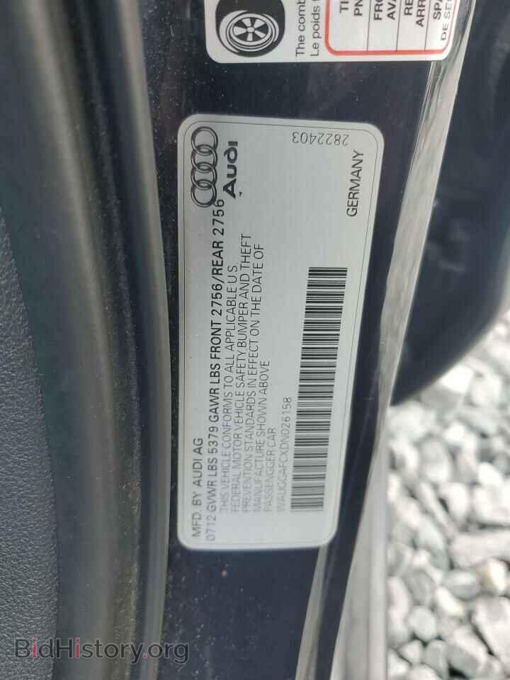 2013 AUDI A6 - VIN: WAUGGAFCXDN026158 - Фото 12