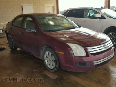 2006 Ford FUSION Fusion SE, бордовый — VIN 3FAFP07Z56R215849, Copart
