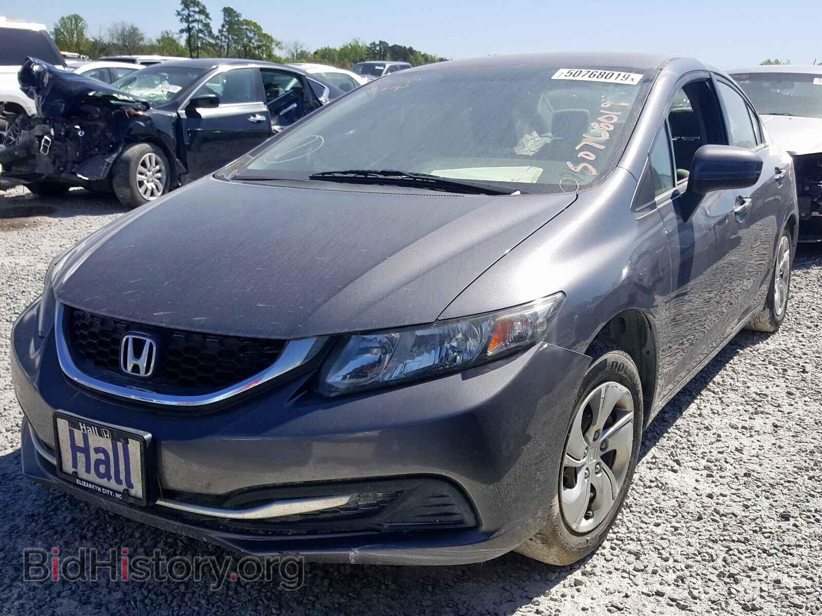 2014 HONDA CIVIC - VIN: 19XFB2F51EE019397 - Фото 2