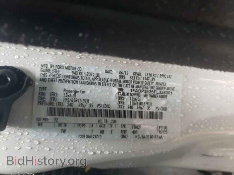 2015 Ford FOCUS (VIN 1FADP3E26FL338301) — фото 12 из 12