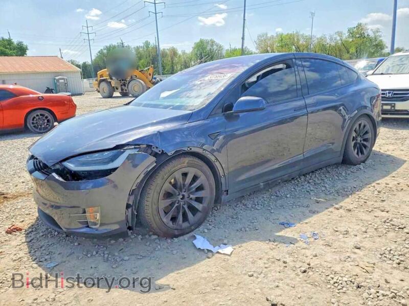 2020 Tesla MODEL X (VIN 5YJXCBE23LF219701) — фото 1 из 12, Copart, повреждение: передняя часть