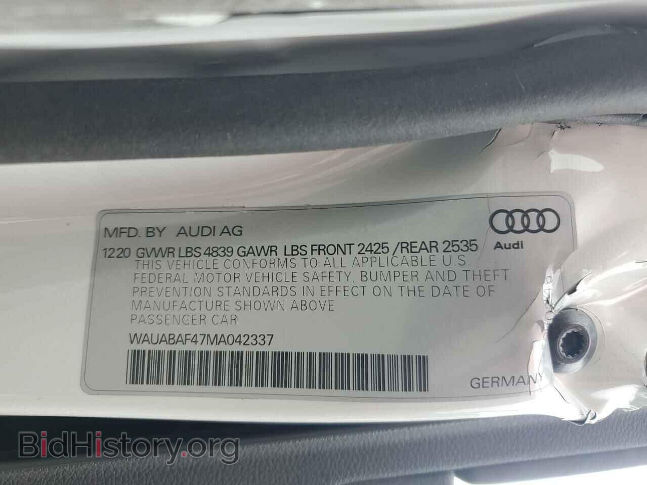 2021 AUDI A4 - VIN: WAUABAF47MA042337 - Фото 14