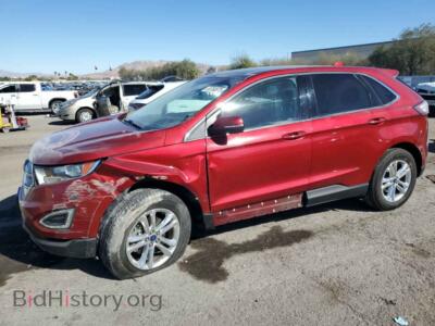 2016 Ford EDGE SEL, красный — VIN 2FMPK3J94GBC66973, Copart