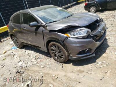 2021 Honda HR-V HR-V Sport, gray — VIN 3CZRU5H17MM708121, Copart