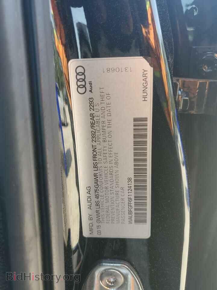 2015 AUDI A3 - VIN: WAUBFGFF6F1124138 - Фото 12