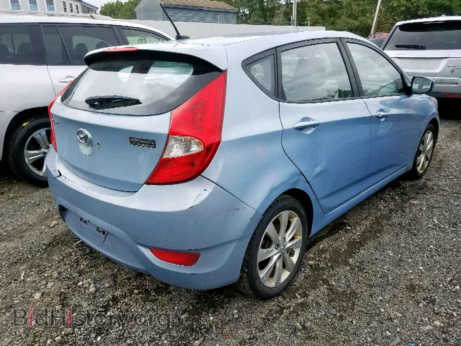 2012 HYUNDAI ACCENT - VIN: KMHCU5AEXCU041463 - Фото 4
