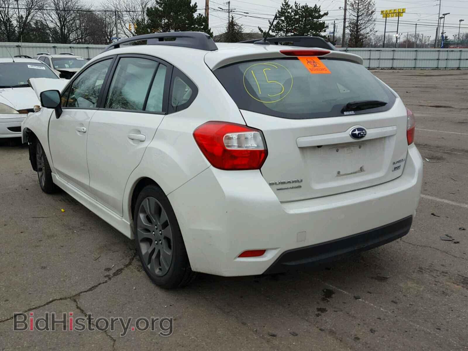 2014 SUBARU IMPREZA - VIN: JF1GPAU68E8227367 - Фото 3
