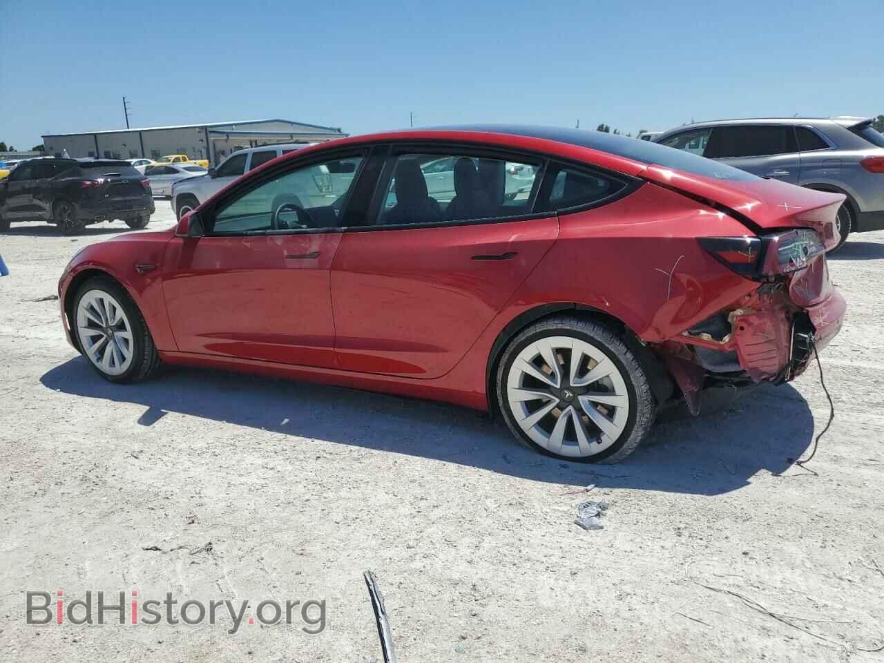 2022 TESLA MODEL 3 - VIN: 5YJ3E1EB3NF185586 - Фото 2