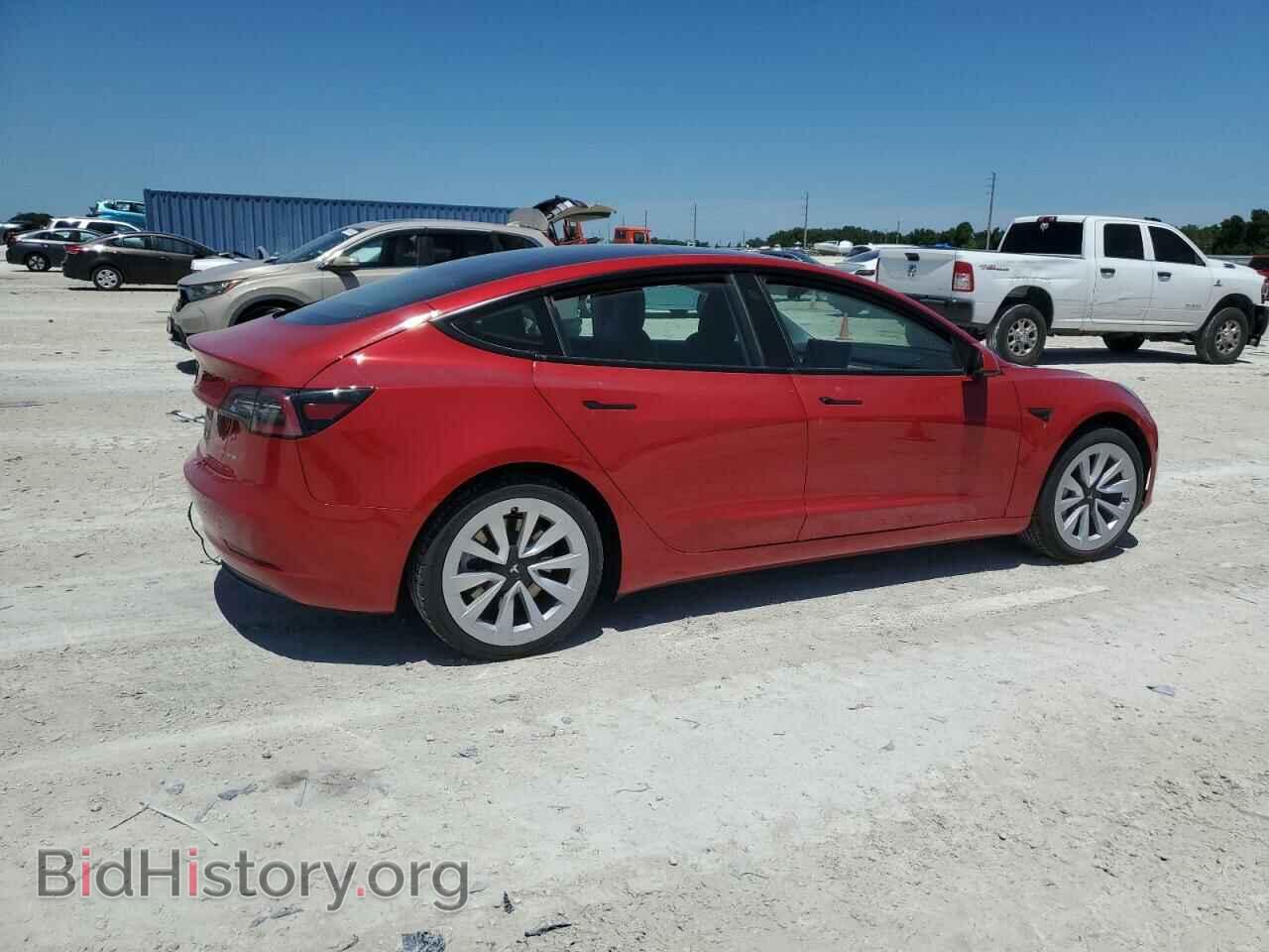 2022 TESLA MODEL 3 - VIN: 5YJ3E1EB3NF185586 - Фото 3