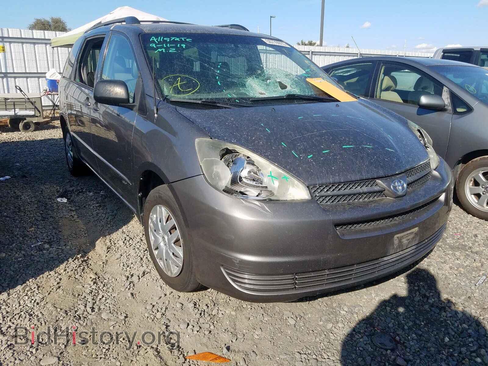 Фотография 5TDZA23C45S223703 - TOYOTA SIENNA CE 2005