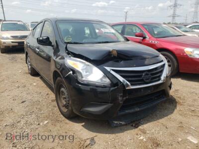 2018 Nissan VERSA Versa S, black — VIN 3N1CN7AP6JL883158, Copart