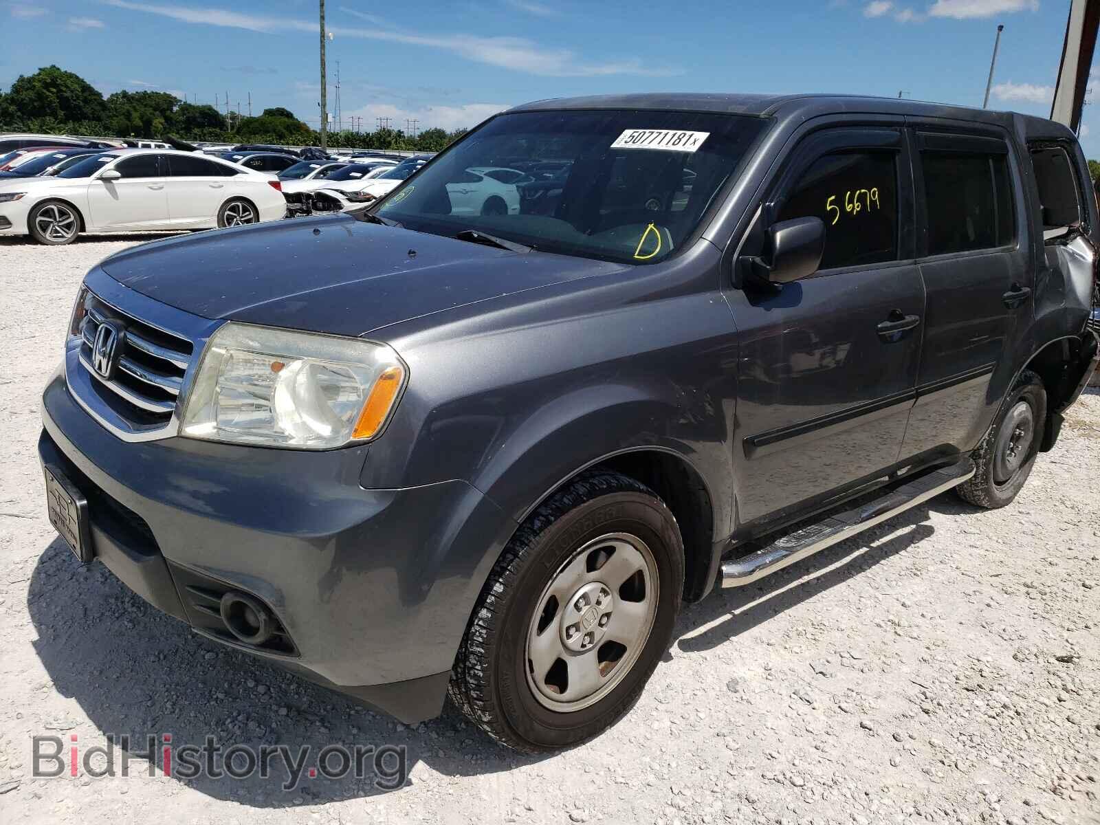 2012 HONDA PILOT - VIN: 5FNYF3H2XCB026930 - Фото 2