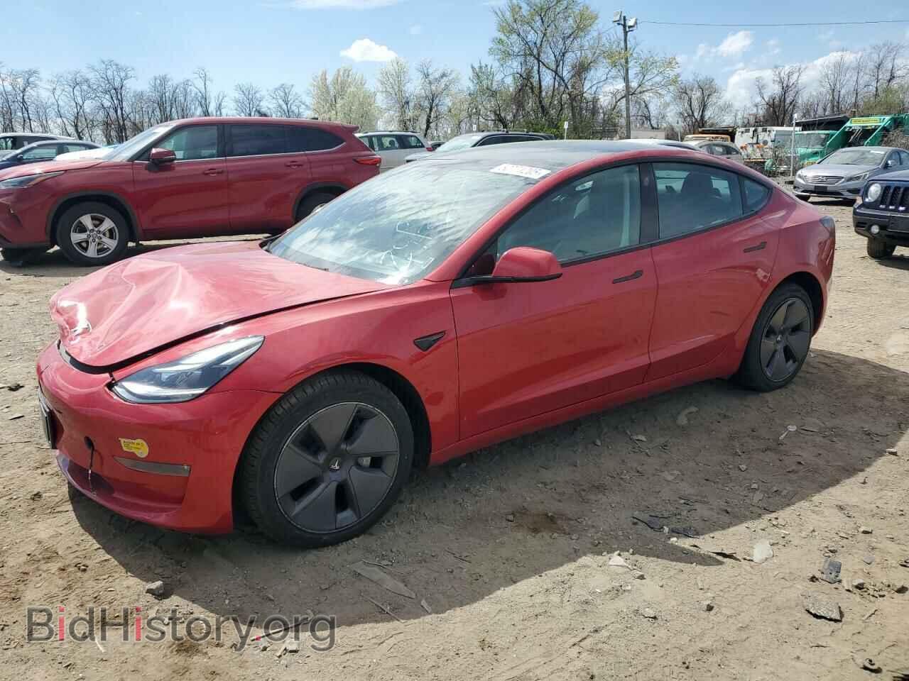 Photo 5YJ3E1EB3NF180534 - TESLA MODEL 3 2022