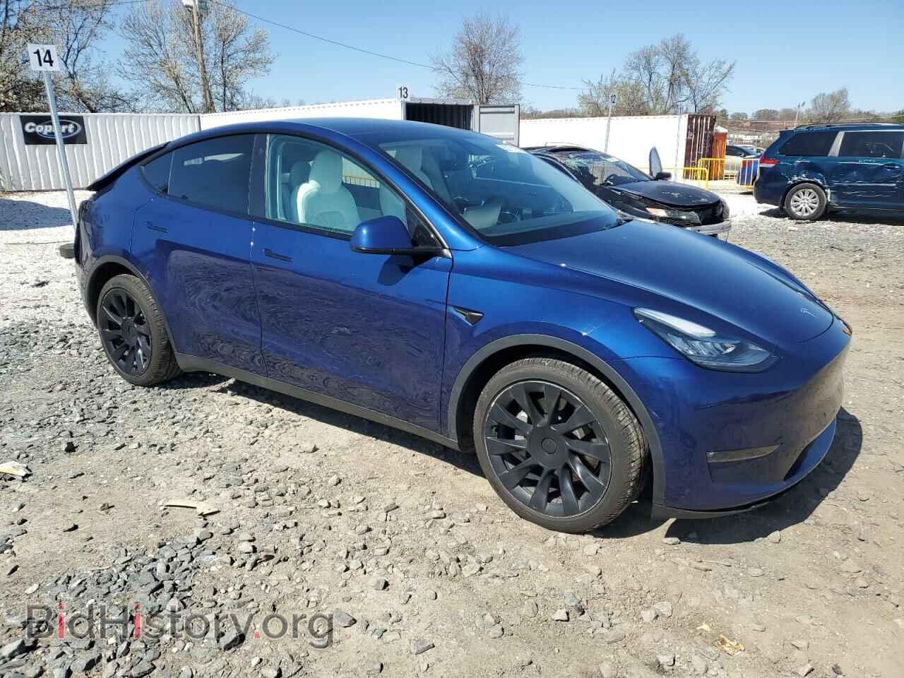 2022 TESLA MODEL Y - VIN: 7SAYGDEE2NF358366 - Photo 4