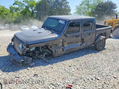 2023 Jeep GLADIATOR Overland, черный — VIN 1C6HJTFG4PL514570, Copart