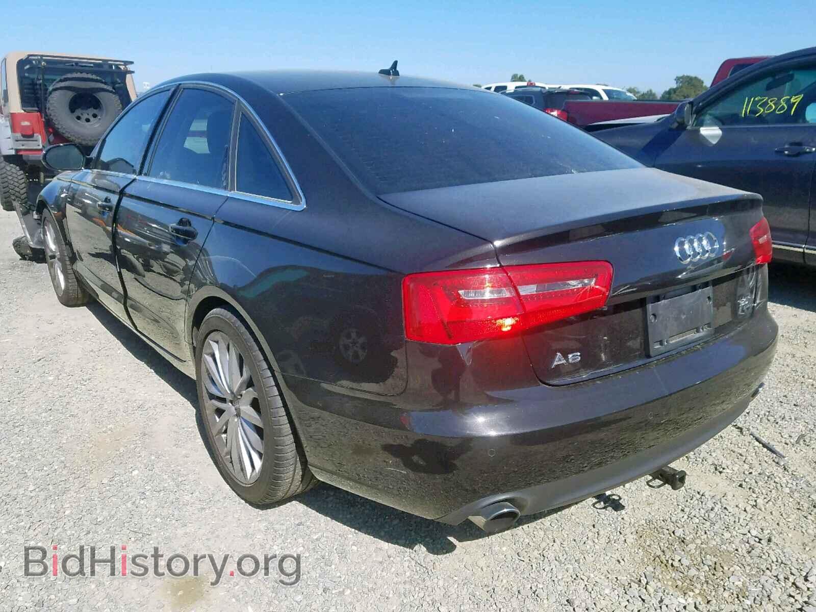 2012 AUDI A6 - VIN: WAUGGAFC6CN134906 - Фото 3