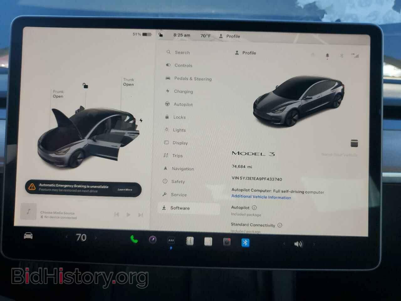 2023 TESLA MODEL 3 - VIN: 5YJ3E1EA9PF433740 - Фото 9
