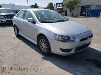 2010 Mitsubishi LANCER Lancer ES/, silver — VIN JA32U2FU2AU016597, Copart
