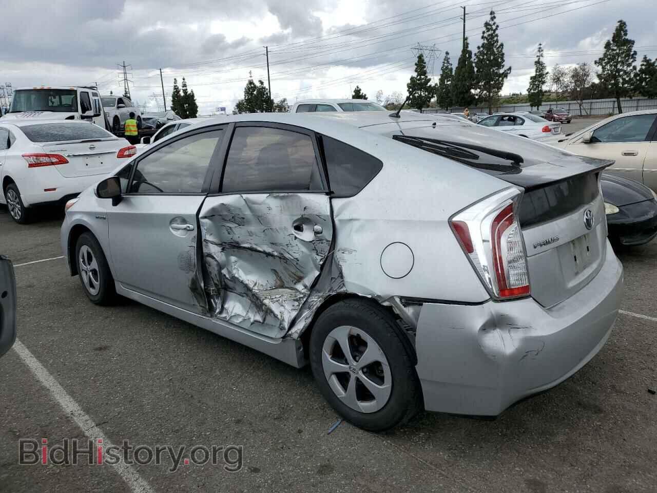 2014 TOYOTA PRIUS - VIN: JTDKN3DU5E1787215 - Фото 2