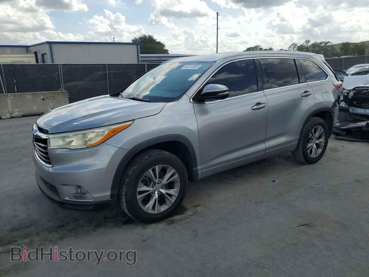 Photo 5TDKKRFH7ES017516 - TOYOTA HIGHLANDER 2014