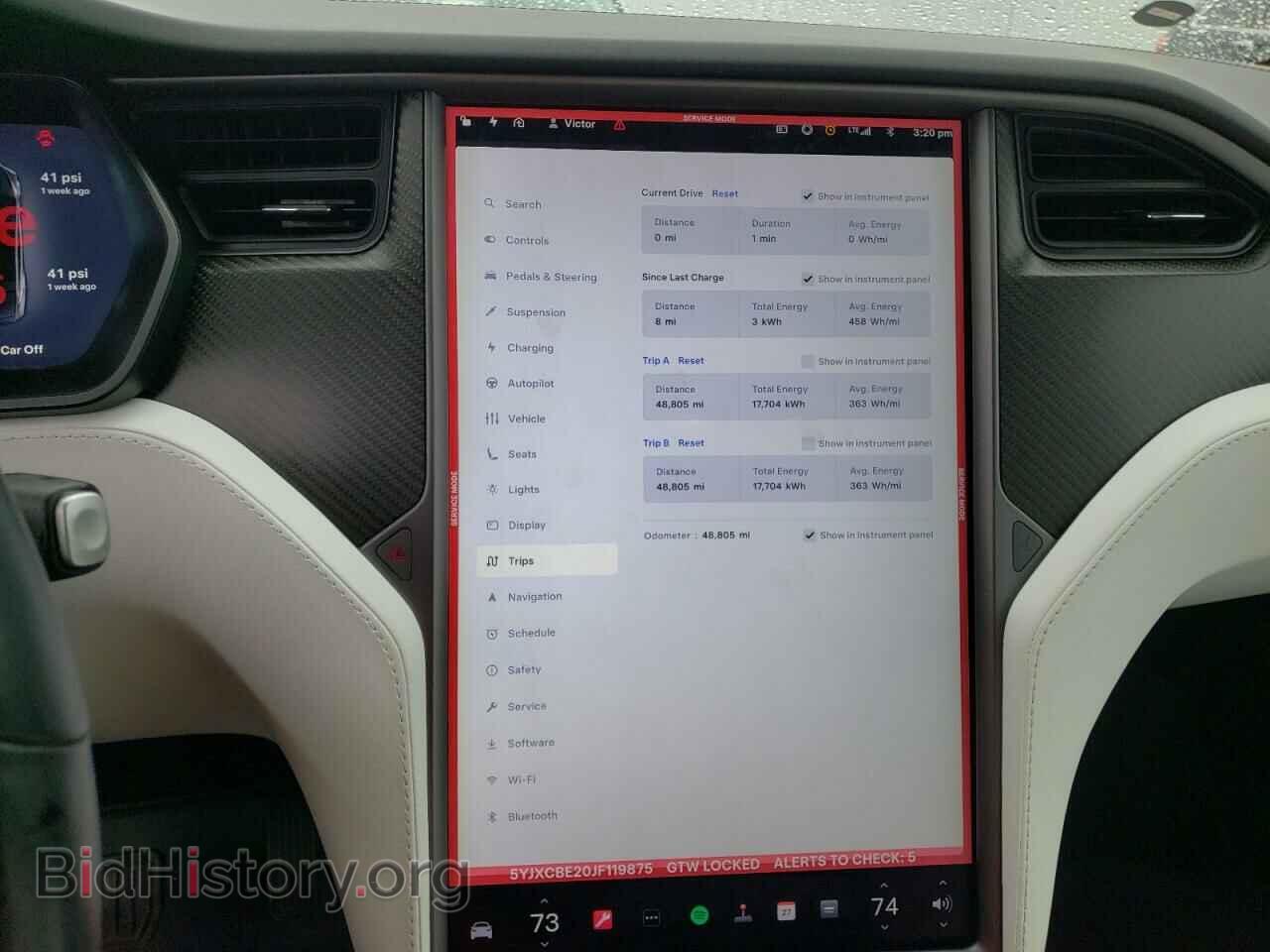 2018 TESLA MODEL X - VIN: 5YJXCBE20JF119875 - Photo 9