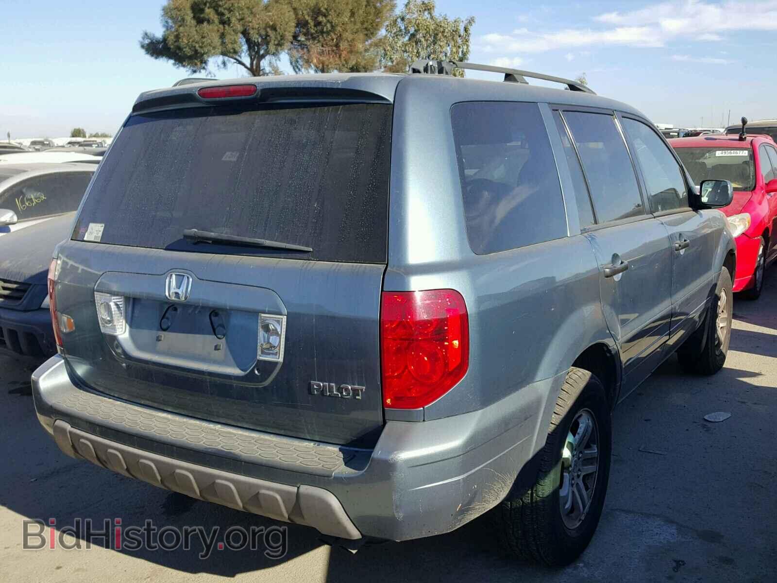 2005 HONDA PILOT - VIN: 2HKYF18445H540539 - Фото 4
