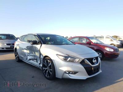 2018 Nissan MAXIMA Maxima 3.5, серебристый — VIN 1N4AA6AP7JC404273, Copart